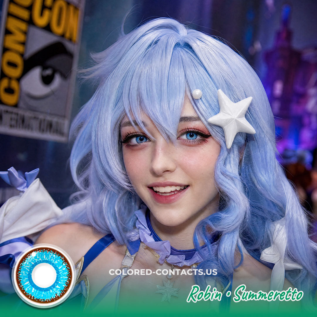 Hsr : Robin Summeretto Cosplay Contact Lenses - Ccus Eyewear · Premium Colored Contacts Hsr : Robin Summeretto Cosplay Contact Lenses