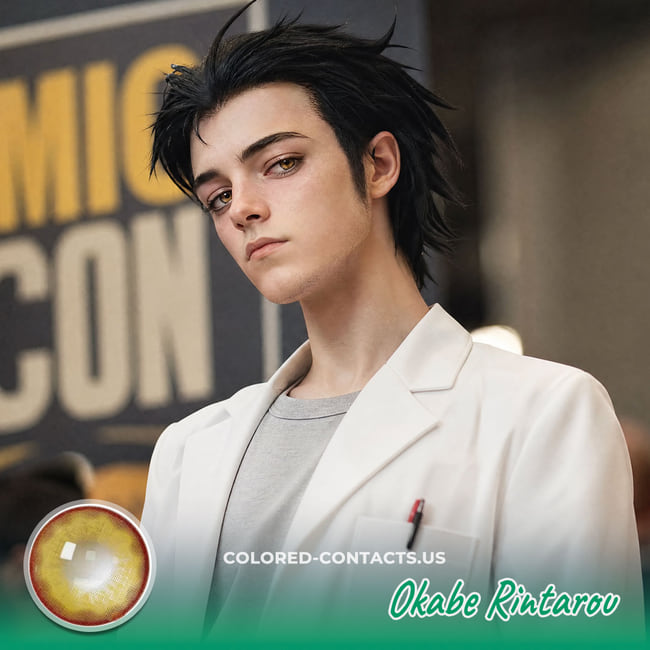 Okabe Rintarou Cosplay Contact Lenses
