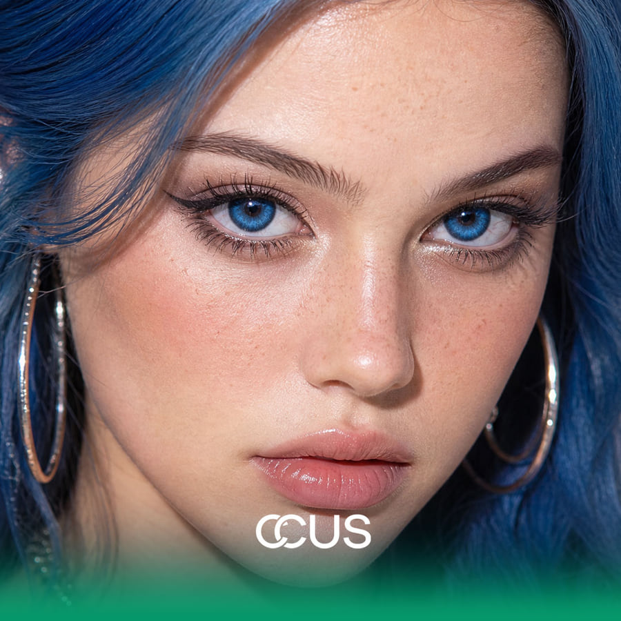 Ocean Blue Contact Lenses - Image 2
