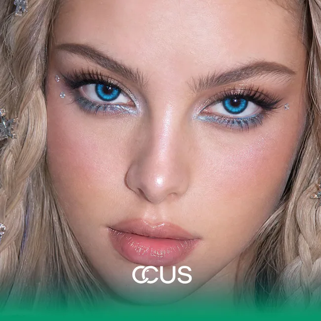 Teal Whisper Contact Lenses - Image 2