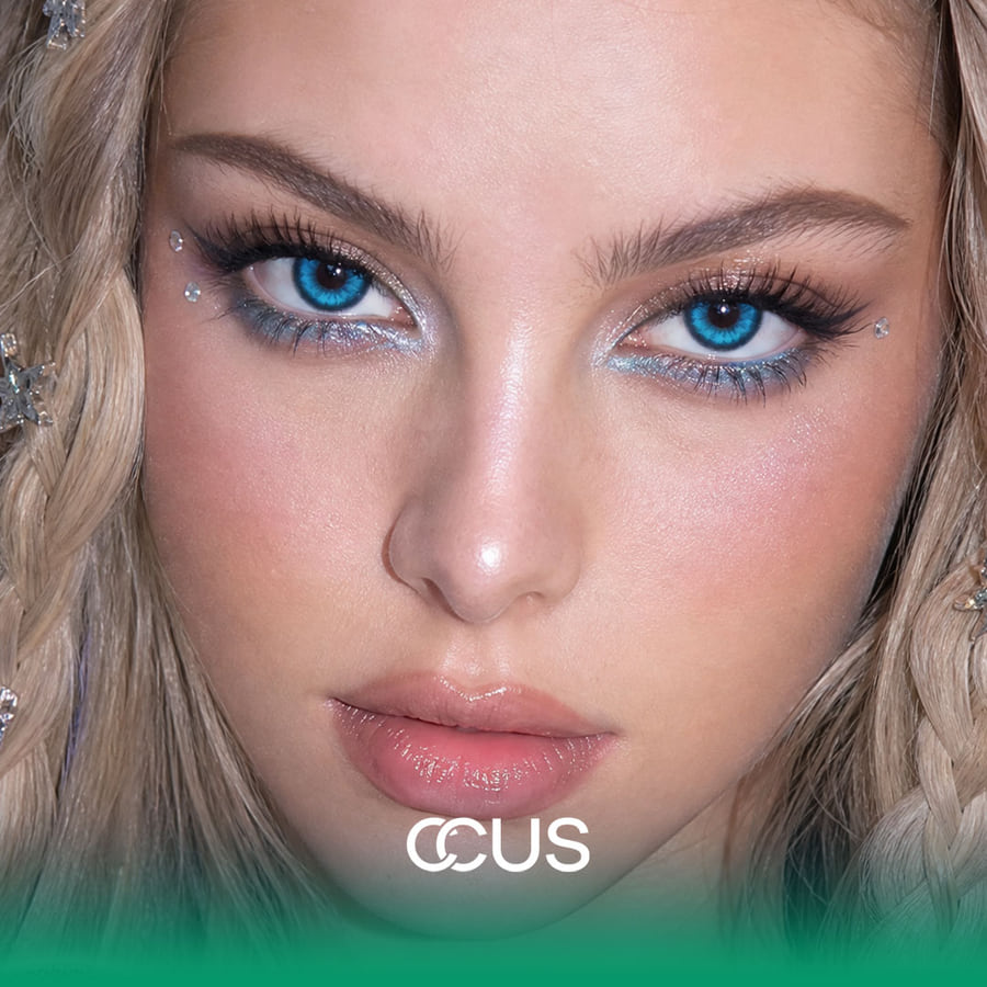 Teal Whisper Contact Lenses - Image 2