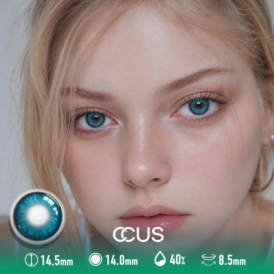 Teal Whisper Contact Lenses