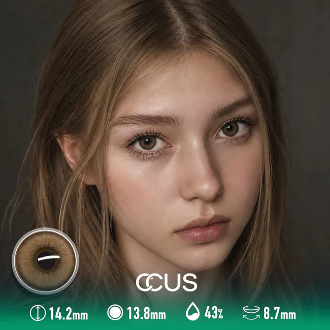 Cocoa Glow Contact Lenses