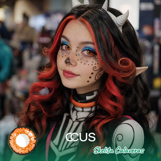 MH Skelita Calaveras Cosplay Contact Lenses hero image
