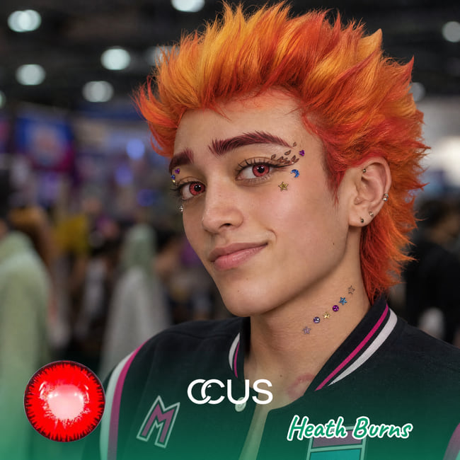 MH Heath Burns Cosplay Contact Lenses hero image