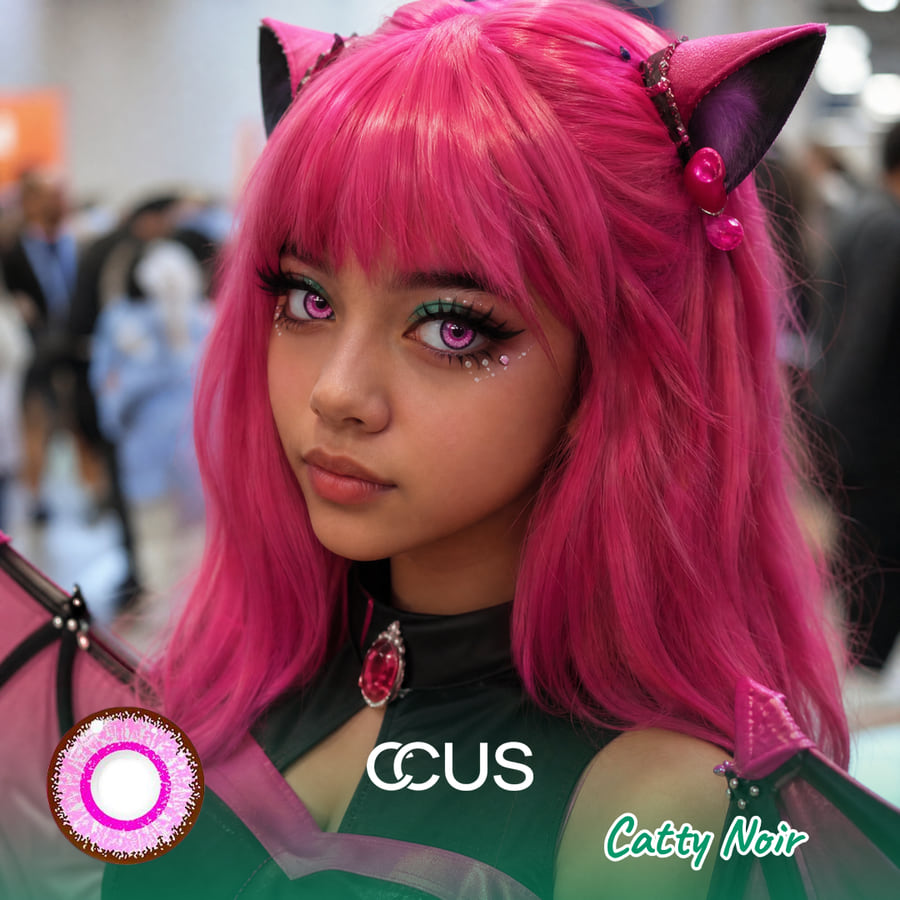 Mh : Catty Noir Cosplay Contact Lenses - Ccus Eyewear · Premium Colored Contacts Mh Catty Noir Cosplay Contact Lenses Hero Image