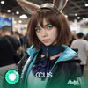Ak: Amiya Cosplay Opal Green Contact Lenses Hero Image