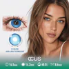 Azure Mirage Blue Contact Lenses