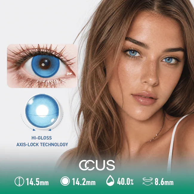 Azure Mirage Blue Contact Lenses