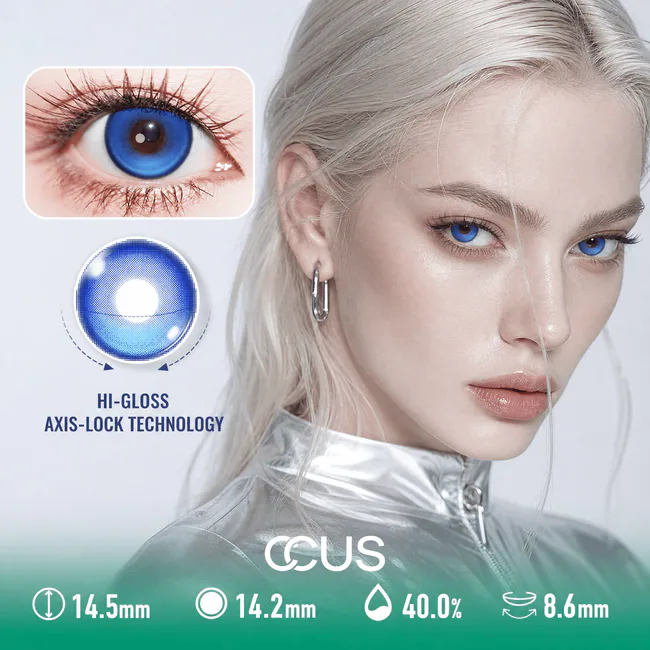 Azure Voltage Blue Contact Lenses