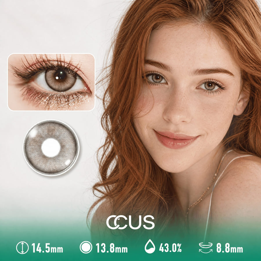 Florence Glass Pearl Grey Contact Lenses - Ccus Eyewear · Premium Colored Contacts Florence Glass Pearl Grey Contact Lenses