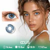 Denim Azure Blue Contact Lenses - Ccus Eyewear · Premium Colored Contacts Denim Azure Blue Contact Lenses