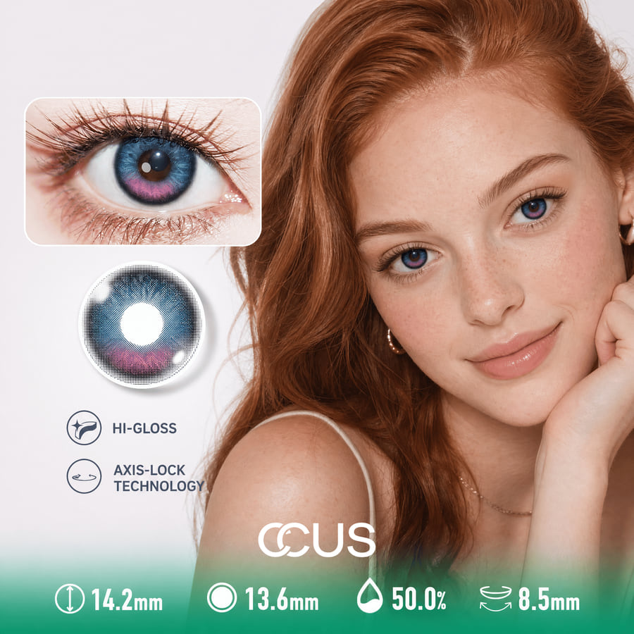 Nebula Rose Pink Contact Lenses - Ccus Eyewear · Premium Colored Contacts Nebula Rose Pink Contact Lenses