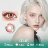 Gentle Haze Pink Contact Lenses