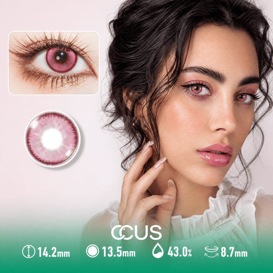 Kyoto Mist Pink Contact Lenses - Ccus Eyewear · Premium Colored Contacts Kyoto Mist Pink Contact Lenses