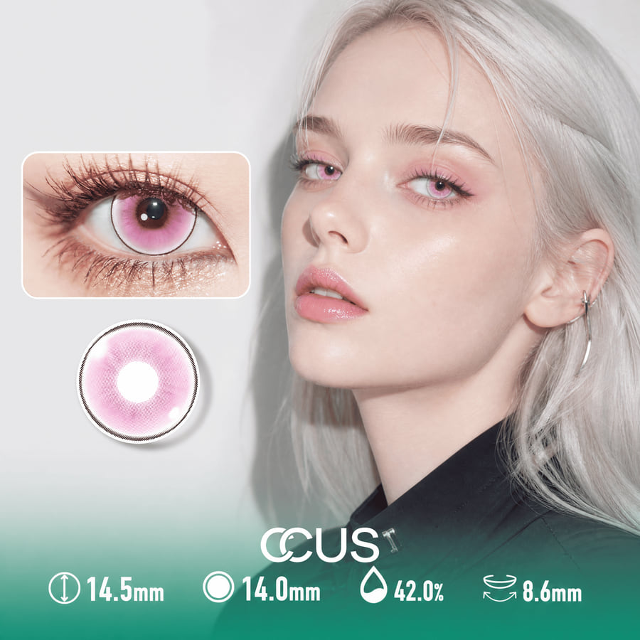 Breeze Orchid Pink Contact Lenses - Ccus Eyewear · Premium Colored Contacts Breeze Orchid Pink Contact Lenses