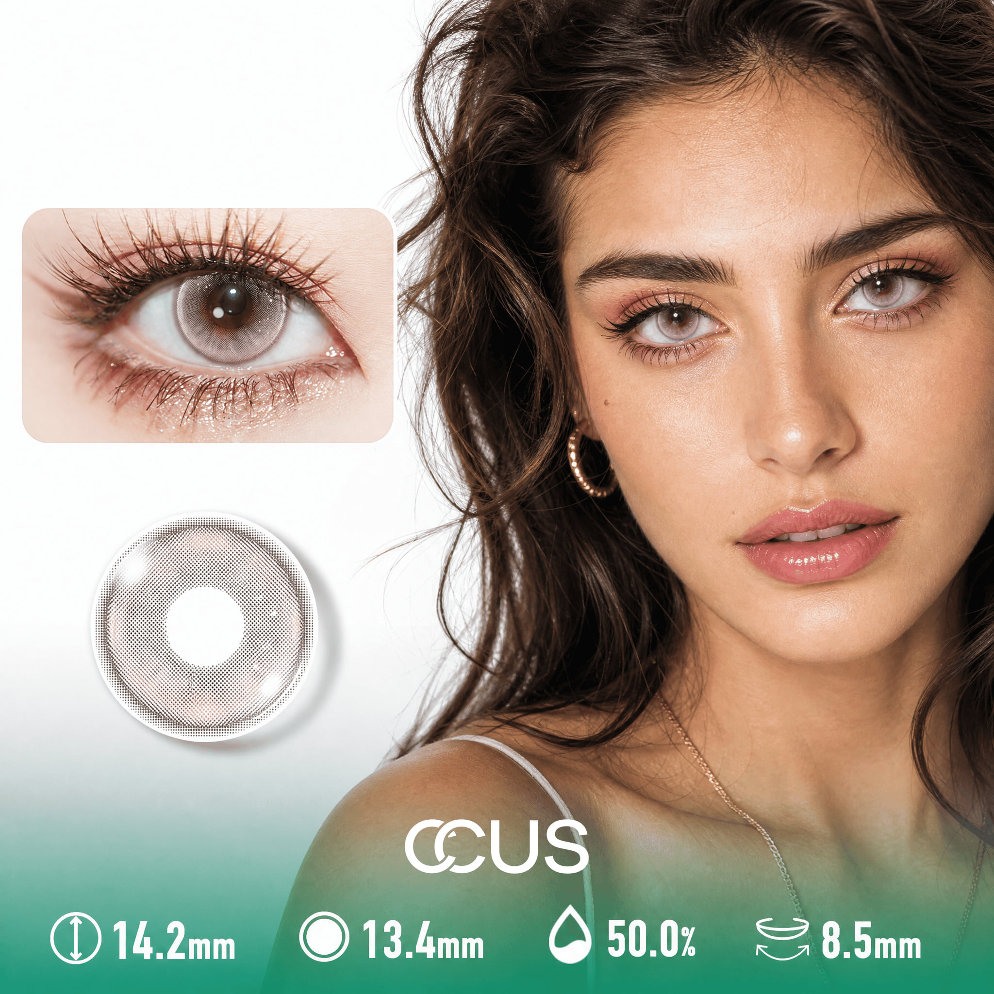 Paris Pearl Pink Contact Lenses - Ccus Eyewear · Premium Colored Contacts Paris Pearl Pink Contact Lenses