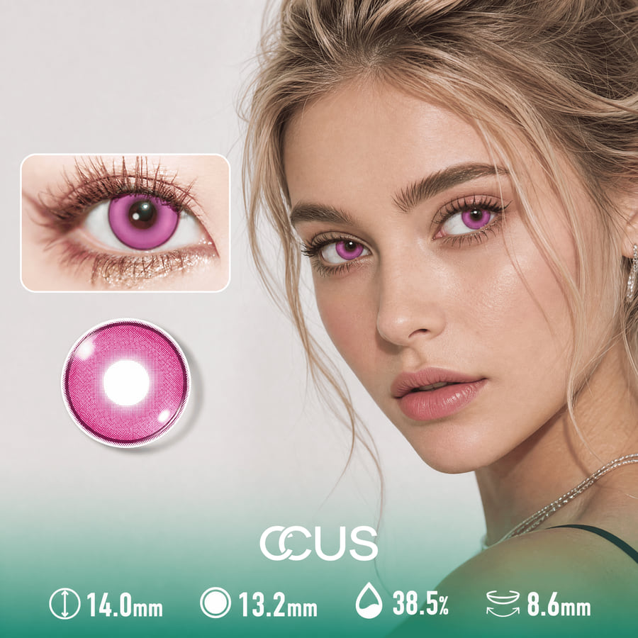 Dragonfruit Sorbet Magenta Rose Pink Contact Lenses - Ccus Eyewear · Premium Colored Contacts Dragonfruit Sorbet Magenta Rose Pink Contact Lenses
