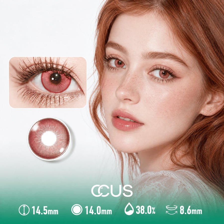 Dusk Rose Pink Contact Lenses - Ccus Eyewear · Premium Colored Contacts Dusk Rose Pink Contact Lenses