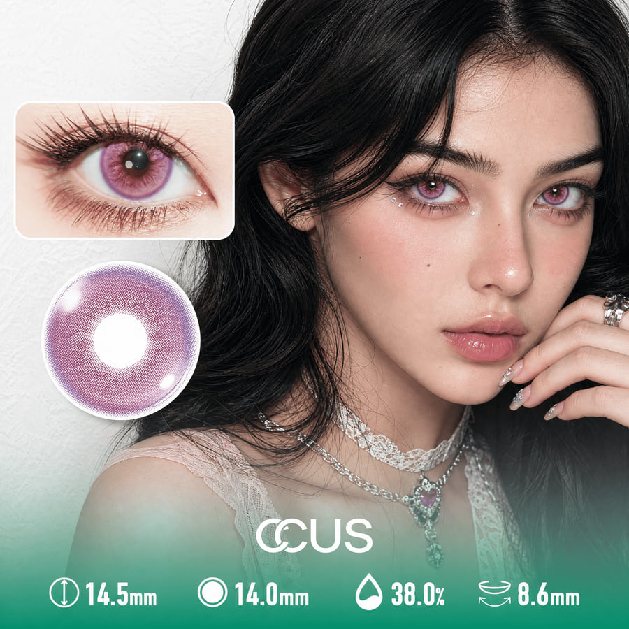 Misty Lotus Pink Contact Lenses - Ccus Eyewear · Premium Colored Contacts Misty Lotus Pink Contact Lenses