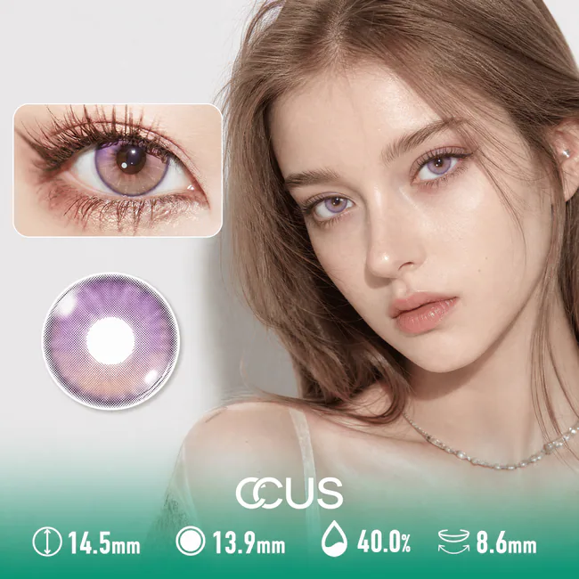 Midnight Orchid Purple Contact Lenses
