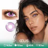 Aurora Velvet Purple Contact Lenses - Ccus Eyewear · Premium Colored Contacts Aurora Velvet Purple Contact Lenses