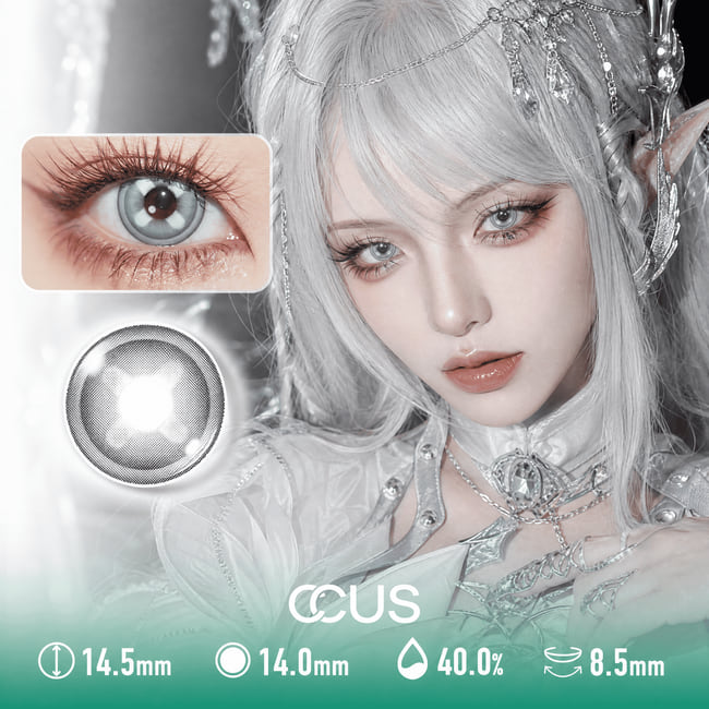 Silver Survival Cosplay Contact Lenses