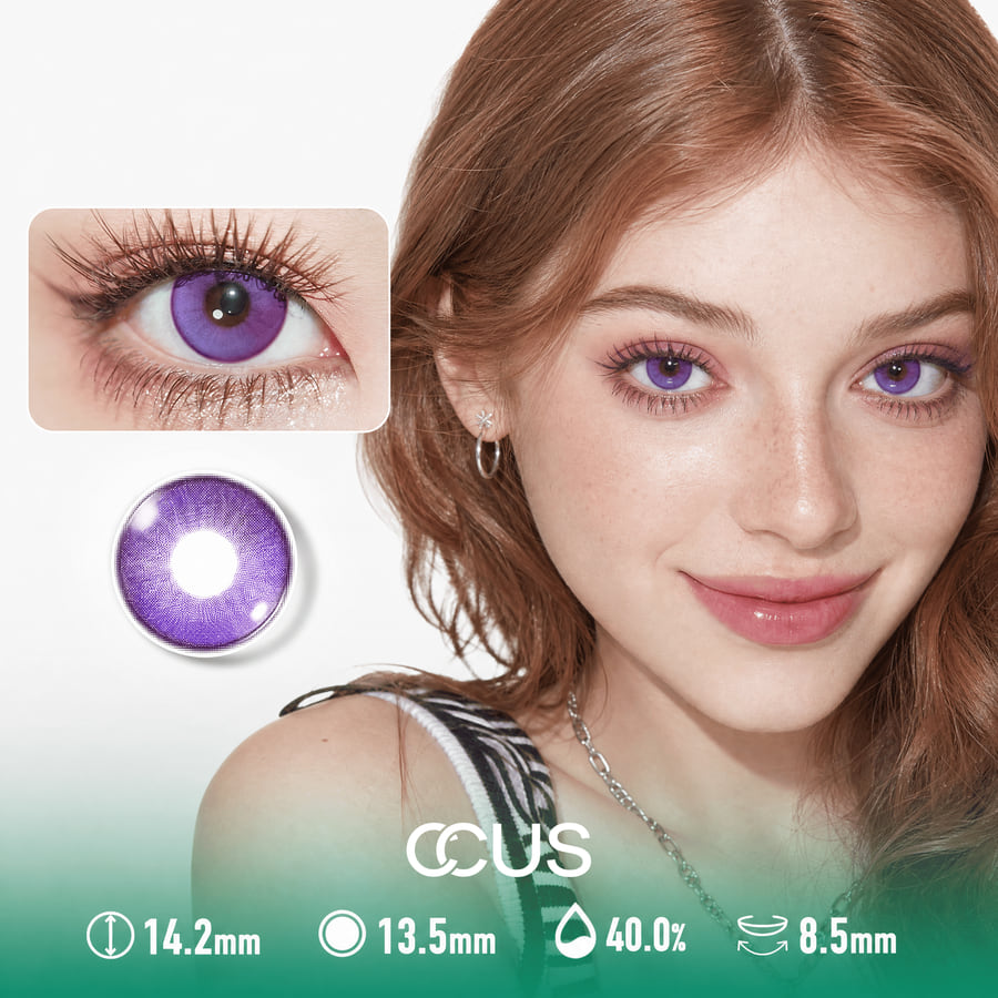 Lisbon Dusk Purple Contact Lenses - Ccus Eyewear · Premium Colored Contacts Lisbon Dusk Purple Contact Lenses