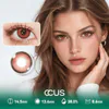 Dusk Milan Ember Red Contact Lenses