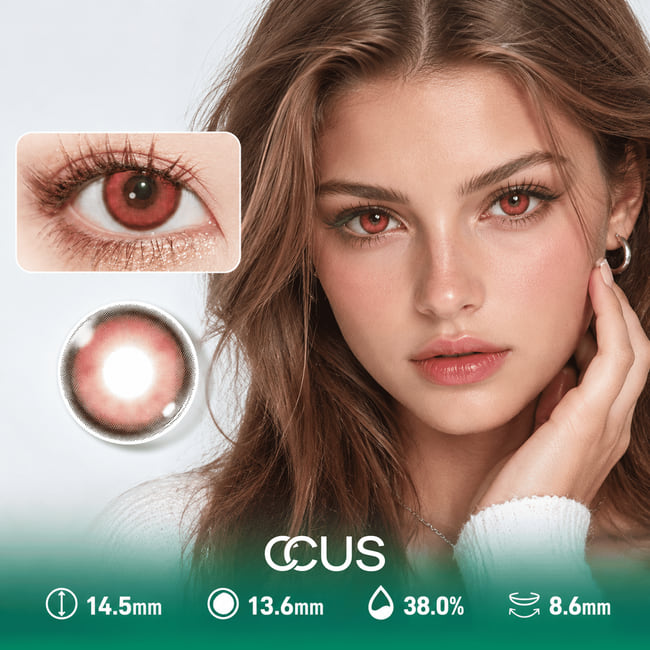Red Halloween Contacts: Vampire &Amp; Demon Lenses - Ccus Eyewear · Premium Colored Contacts Dusk Milan Ember Red Contact Lenses