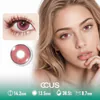 Twilight Comet Red Contact Lenses
