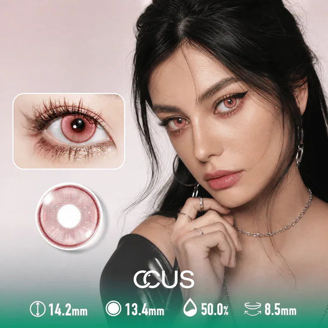 Vampire Contacts - Ccus Eyewear · Premium Colored Contacts Prague Opal Garnet Red Contact Lenses