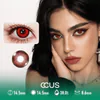 Storm Lotus Ruby Red Contact Lenses