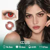 Satin Venice Sunset Red Contact Lenses - Ccus Eyewear · Premium Colored Contacts Satin Venice Sunset Red Contact Lenses