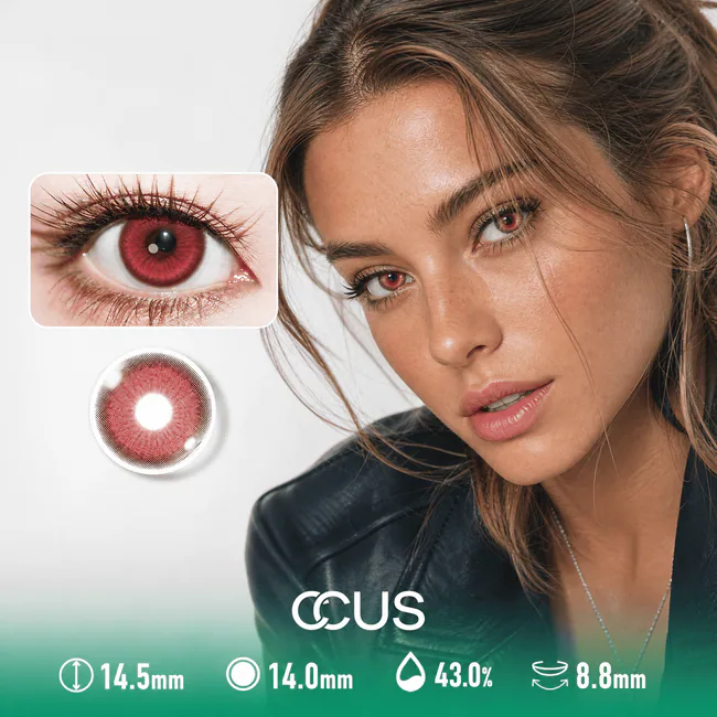 Vampire Contacts - Ccus Eyewear · Premium Colored Contacts Supernova Ember Red Contact Lenses
