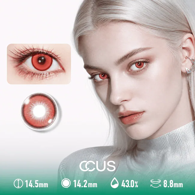 Ember Lace Red Contact Lenses