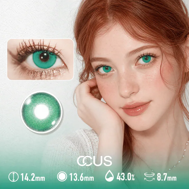 Aurora Velvet Green Contact Lenses