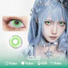 Nebula Blossom Emerald Green Contact Lenses