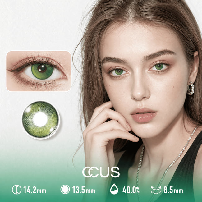 Jubilee Marigold Lime Green Contact Lenses