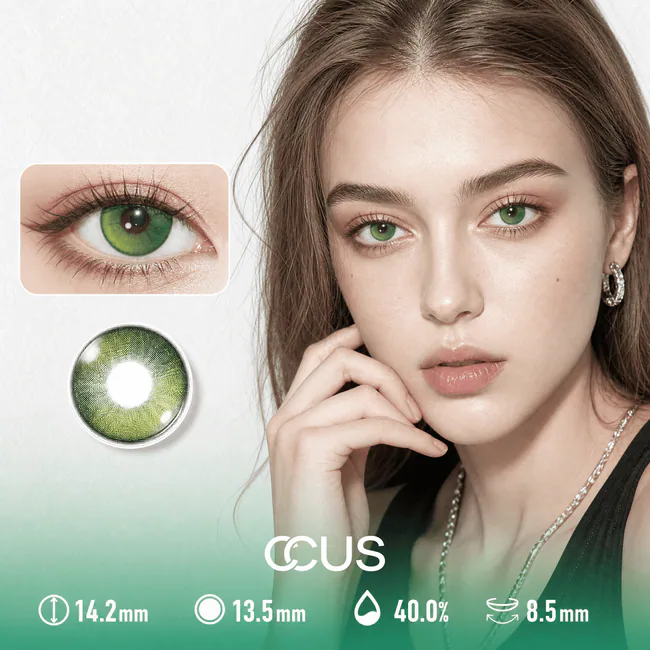 Jubilee Marigold Lime Green Contact Lenses