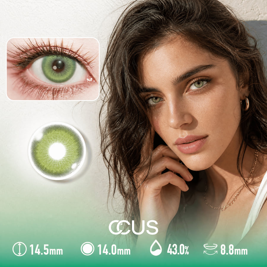 Comet Luminous Green Contact Lenses
