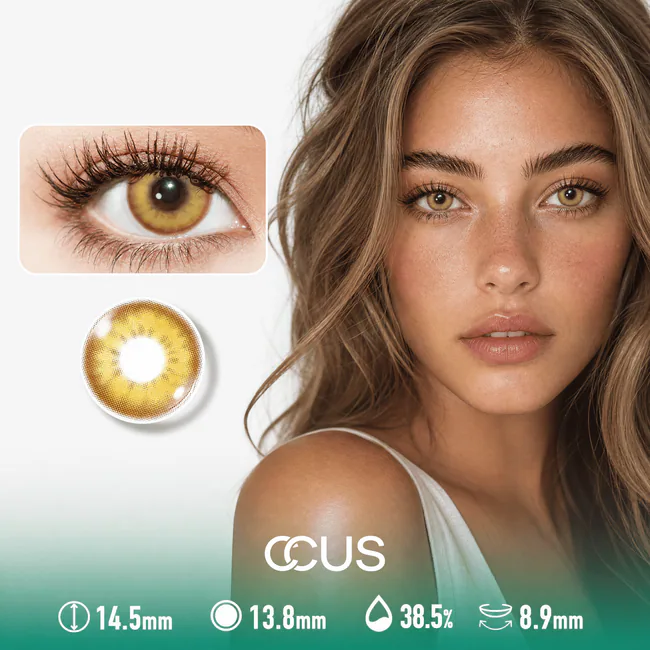 Mojave Dawn Gold Contact Lenses