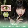 Green Vertical Slit Dragon Cosplay Contact Lenses