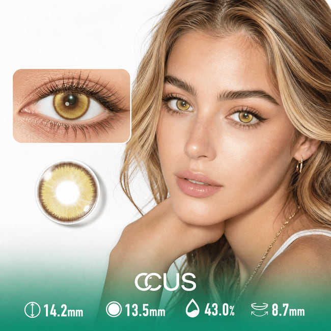 Havana Sunrise Gold Contact Lenses