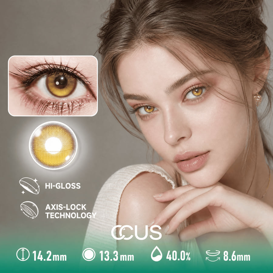 Amalfi Limoncello Gold Contact Lenses - Ccus Eyewear · Premium Colored Contacts Amalfi Limoncello Gold Contact Lenses