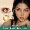 Filigree Buttercup Gold Contact Lenses