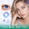Crystal Breeze Azure Blue Contact Lenses