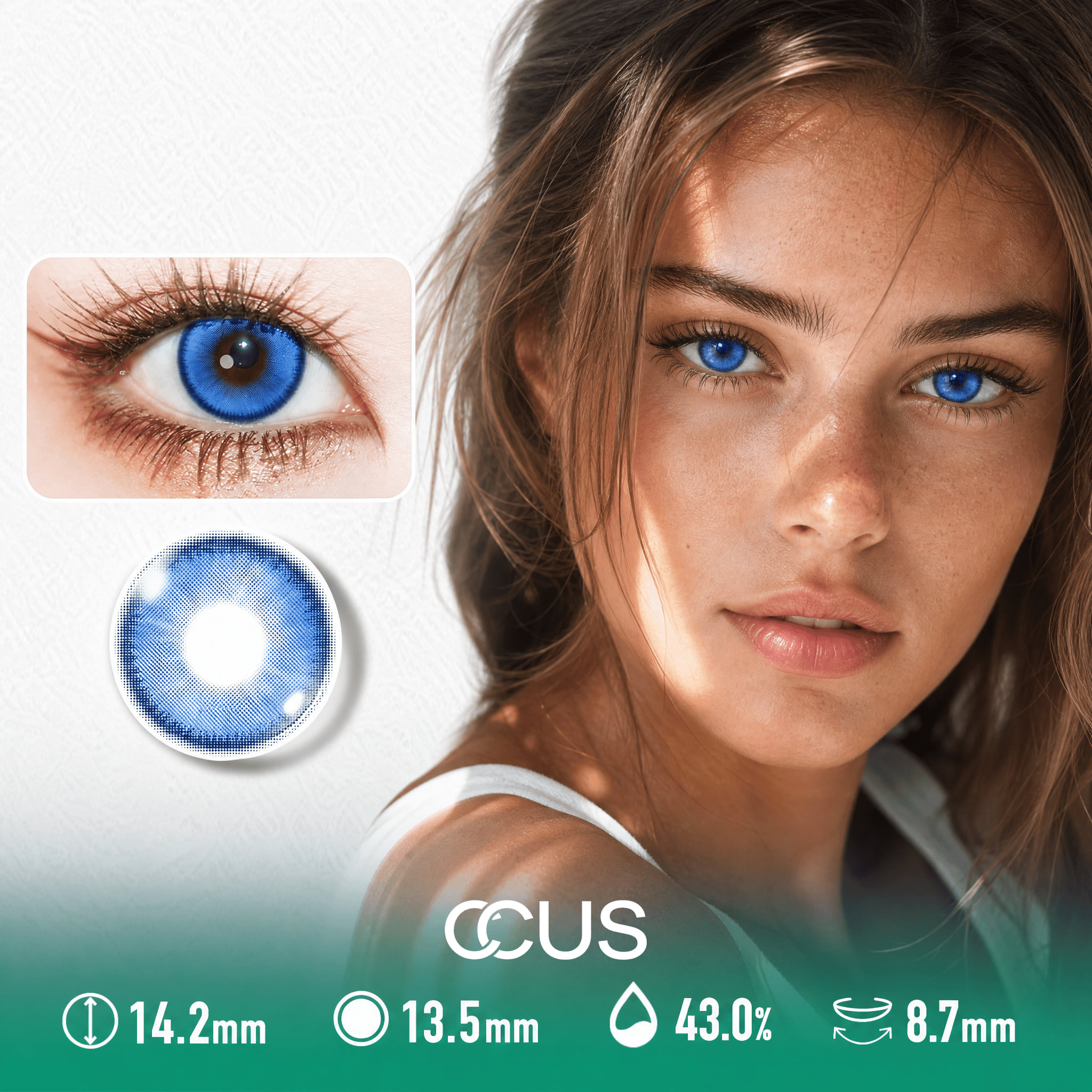 Moonshadow Azure Blue Contact Lenses - Ccus Eyewear · Premium Colored Contacts Moonshadow Azure Blue Contact Lenses