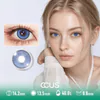 Rain Moon Sapphire Blue Contact Lenses