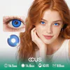 Radiant Milan Cobalt Blue Contact Lenses
